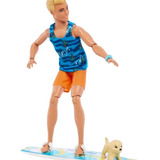 Ken Playa Malibu! Articulado Con Accesorios! Original Barbie