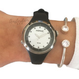 Reloj Mistral Dama Mod Law-1213 Caucho Luz  ..amsterdamarg..