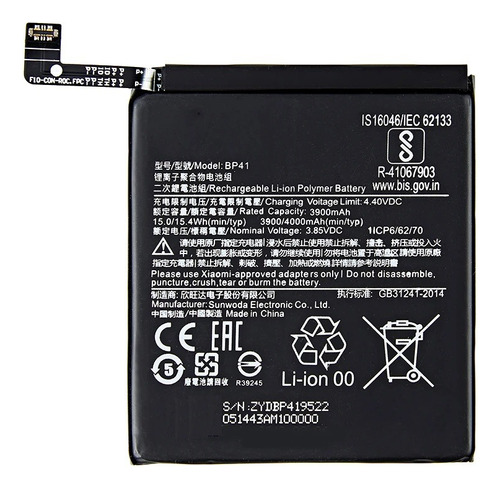 Bateria Para Xiaomi Mi 9t Bp41
