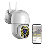 Cámara De Seguridad Exterior Wifi Hd 1080p Alarma Con 36 Led