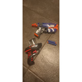 Pistola Nerf Usada Con Dos Balines Y Regalo!