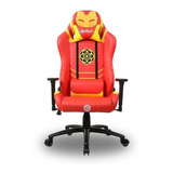 Cadeira Gamer Marvel Homem De Ferro Cor Vermelho/dourado