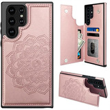 Funda Con Tarjetero Para Samsung S22 Ultra (rosado)