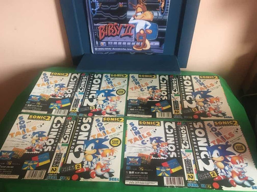 Mega Drive Sonic 2 Encarte Japonês Original