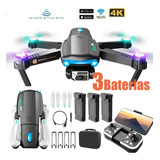 Plegable Uav Barato Cámara Mini Drone Quadcopter 3 Baterias