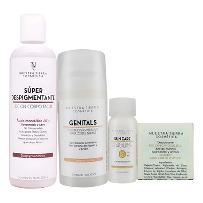 Loción Súper Despig. 20% + Crema Despigmentante Zonas Intim | Envío gratis