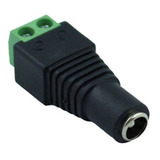 Conector Jack Dc Bornera Fuente Cctv Hembra Plug 2.1mm X 5.5