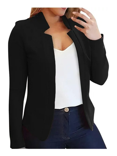 Saco Blazer Dama, Chaqueta De Manga Larga 