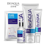 Set Bioaqua Pure Skin Removedor De Acne 4pz Full