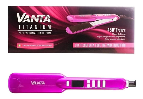 Planchita Pelo Profesional Vanta Titanium Alisado 450°f