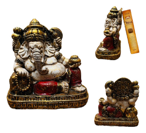 Diosa Ganesha Recostada 25cm Estatuilla Importada Indonesia 