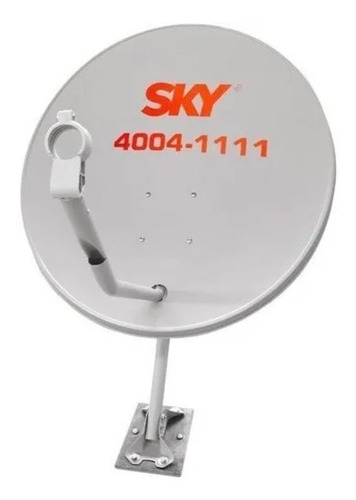 Antena 60cm Banda Ku Com Kit Fixação