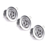 Pack X3 Foco Embutido Ampolleta Focos Embutidos Led 5w Fria