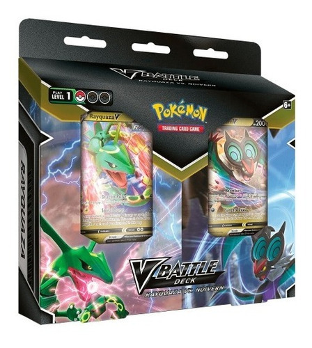 Pokemon Cartas Rayquaza Vs Noivern V Battle Deck Bundle