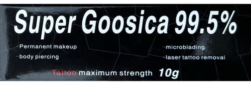 Crema Anestésica Super Goosica 99.5% Tatuajes Mesoterapia