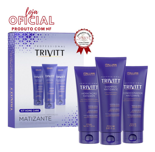 Kit Matizante Itallian Trivitt Com Hidratacao Intensiva