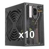10x Fuente Segotep  Atx-500w 23a Cooler 120mm Cable Power