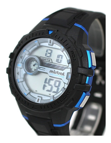 Reloj Mistral Hombre Digital Con Luz Wr 100m Garantía