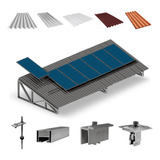 Kit Estrutura Suporte 7 Placas Solar Viga Metálica 7,20m