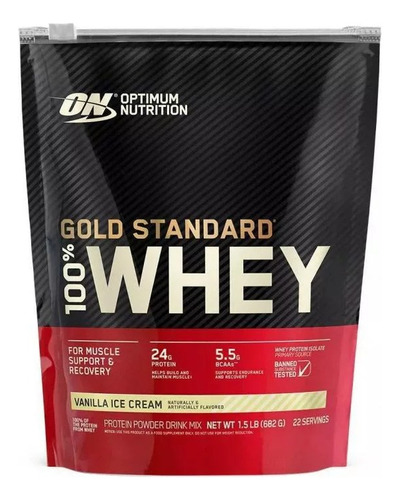 Proteina Whey Gold Standard On 100% 1.5 Lb Todos Los Sabor