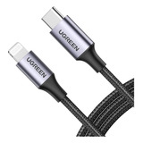 Cable Ugreen Usb-c A Lighting Pd De 1.5m Carga Rápida (100w)