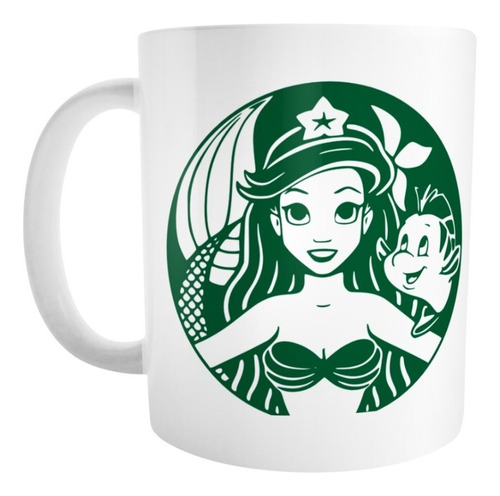 Taza La Sirenita Princesa Disney Ariel Starbucks