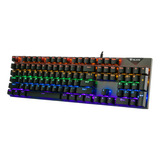 Jogo Smart Keyboard Mecânico Iluminado De 104 Teclas Mk808
