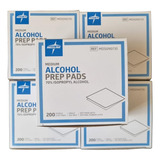 1.000 Unid Alcohol Pad Isopropílico 70% Medline Usa + Envío