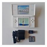 Nintendo Ds Lite Color Turquesa + R4 Con Juegos + Cargador