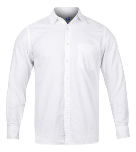 Camisa Clásica Manga Larga Blanca - Tallas (46 A 50)