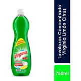 Virginia Lavalozas Botella Limón Citrus 750ml Pack X3 2250ml