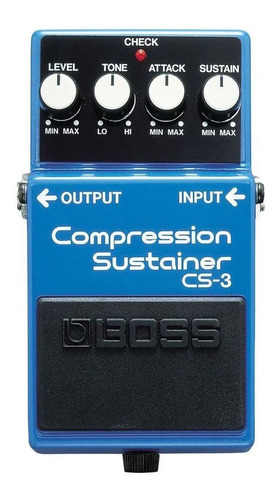 Pedal De Efeito Boss Cs3 Cs-3 Compressor Sustainer Guitarra