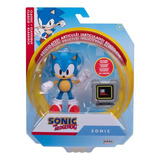 Figura Sonic The Hedgehog Clásico Con Accesorio Monitor