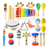 Set De Instrumentos Musicales De Percusión 22 Unidades