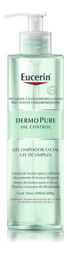 Gel Limpiador Facial Eucerin Dermopure Oil Control 400ml