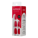 Unhas Autocolantes Kiss Ny Impress Bailarina Beet Snacks