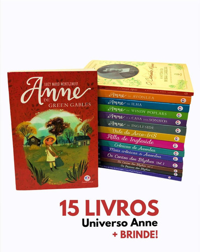 Coleção 15 Livros Anne With An E Serie Netflix Green Gables