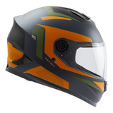 Casco Integral Rs1 Hawk Dirttrail Girs Naranja Nuevo Modelo