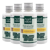 Kit 4 Creme Hidratante Boni Natural Amendoa E Lavanda 250ml