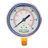 Manómetro Inox Glicerina 2.5 PLG , 300 Psi (aire, Agua)