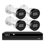 Kit 4 Câmeras Vip1230 B Bullet Ip67 2mp Nvr Nvd 4 Canais