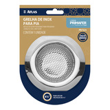 Grelha Peneira De Inox Para Lavatório Atlas 4 1/2