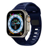 Pulseira Sport P/ Apple Watch 42mm 44mm 45mm 49mm - Azul Es