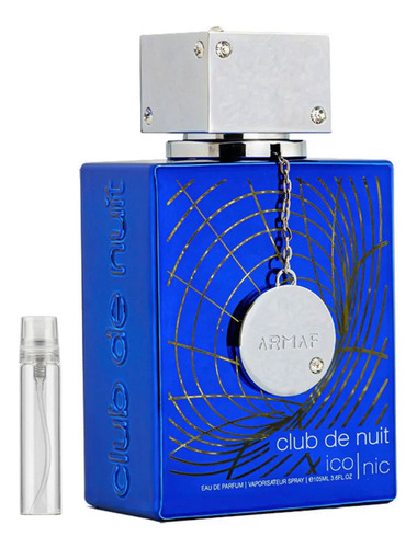 Perfume Club De Nuit Iconic Blue De Armaf Decant Muestra 5ml