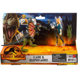 Jurassic World Dominion Claire And Dilophosaurus Set