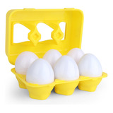 Huevos Didácticos Con Formas Y Colores X 6 