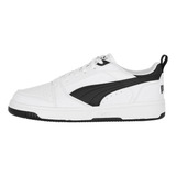 Zapatilla Puma Rebound V6 Low Hombre White/black