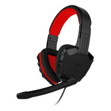 Auriculares Gamer Vincha Ajustable Con Microfono Cable 2 Mts