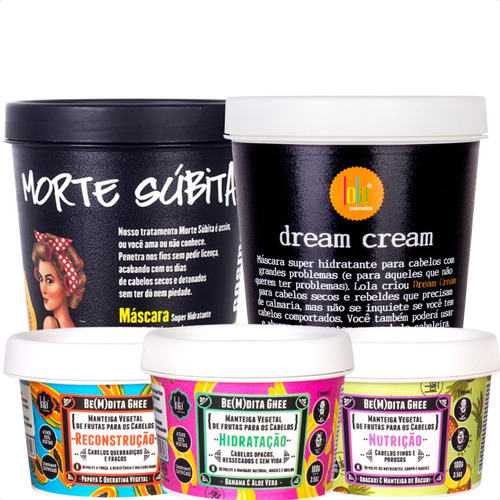  Ghee 3x100g + Morte Súbita 450g +  Dream Cream 450g