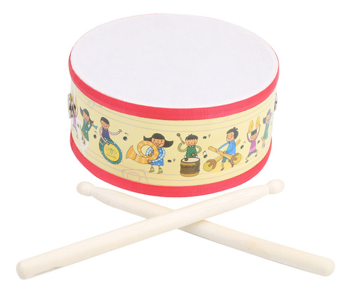 Conjunto De Tambor De Mão Infantil Instrumento Musical De Ma